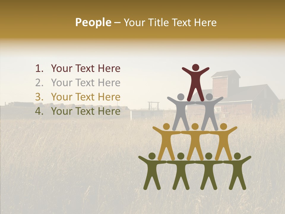 Land Autumn Alberta PowerPoint Template