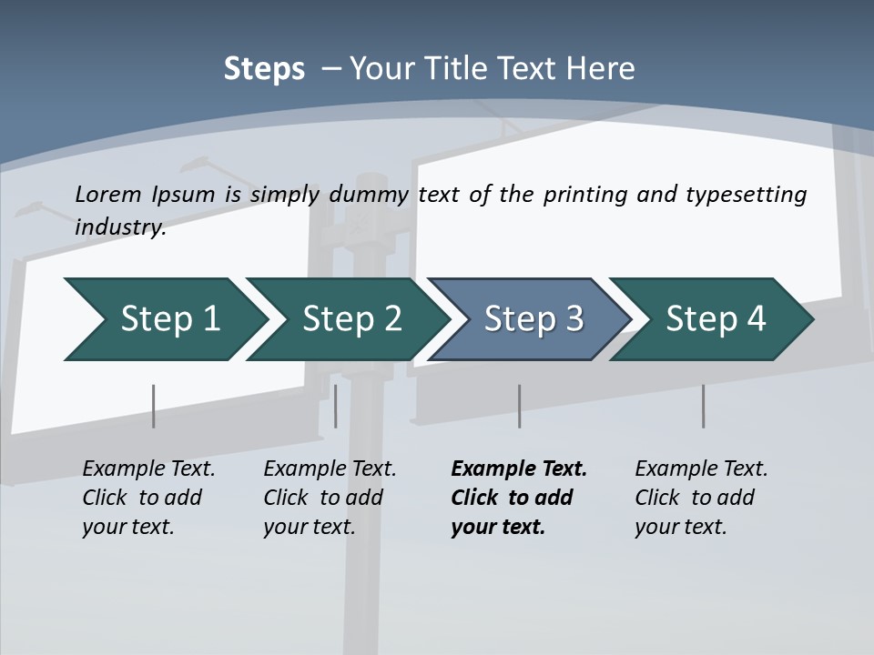 Hat Good Copy Space PowerPoint Template