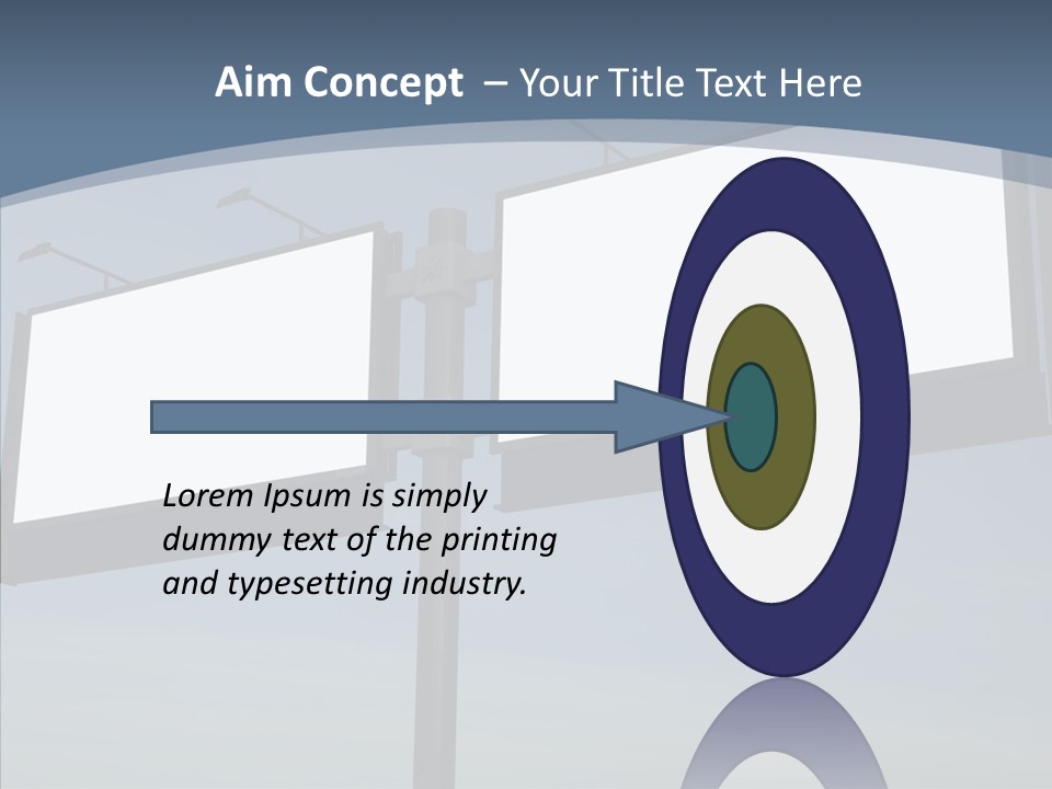 Hat Good Copy Space PowerPoint Template