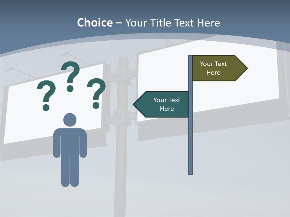 Hat Good Copy Space PowerPoint Template