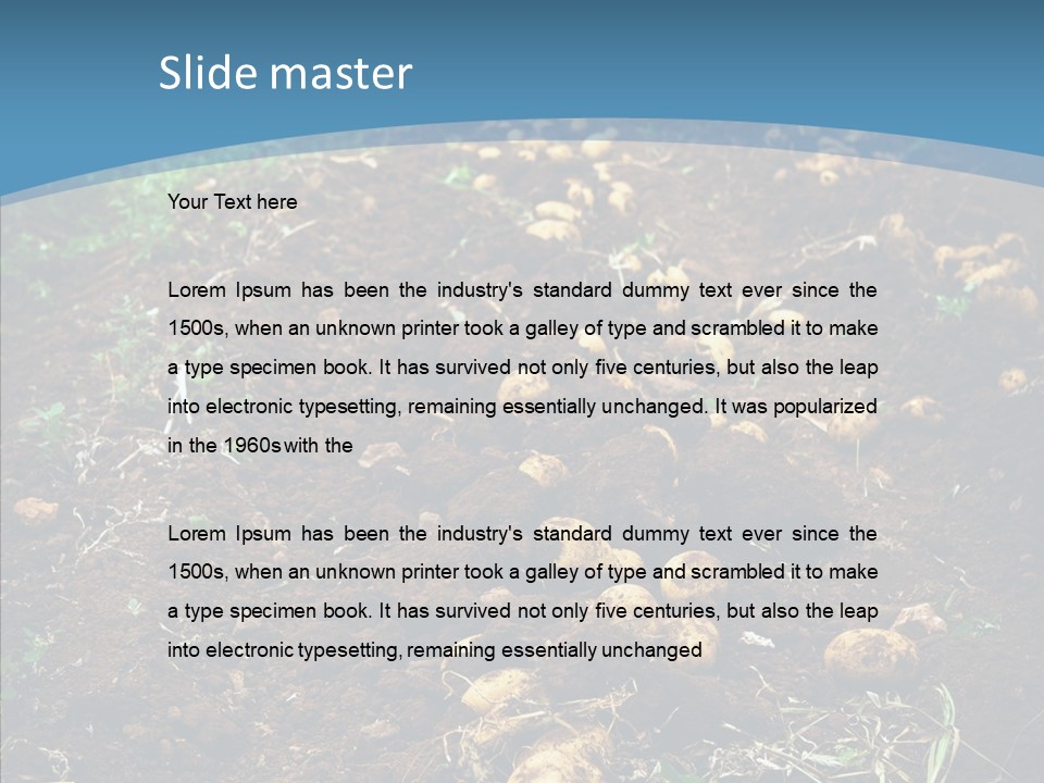 Dish Environmental Fallow PowerPoint Template