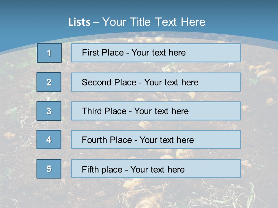 Dish Environmental Fallow PowerPoint Template