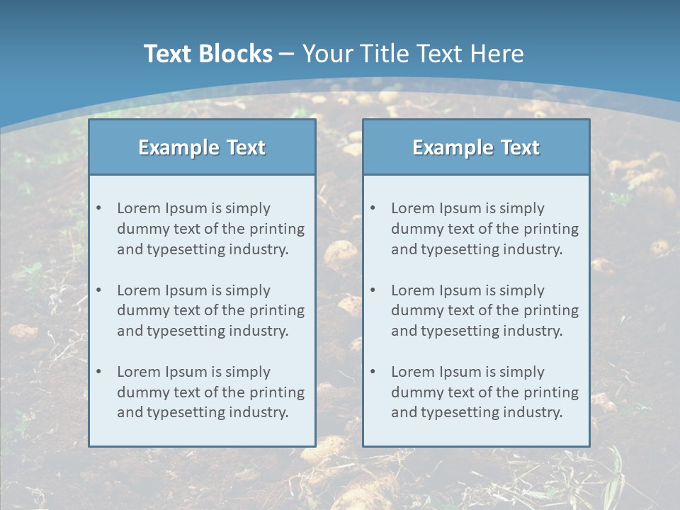 Dish Environmental Fallow PowerPoint Template
