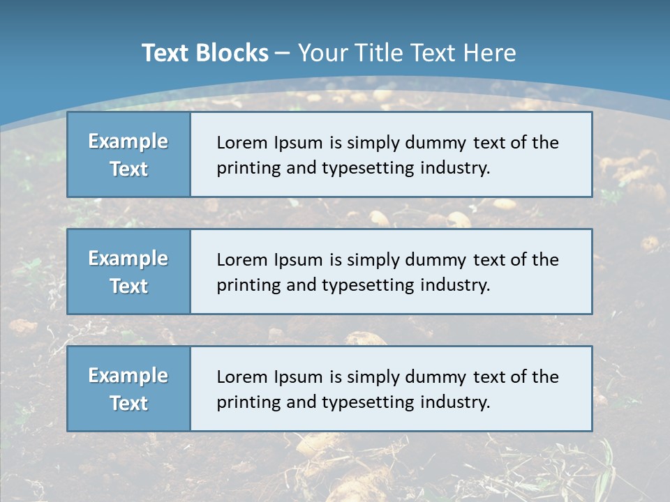 Dish Environmental Fallow PowerPoint Template