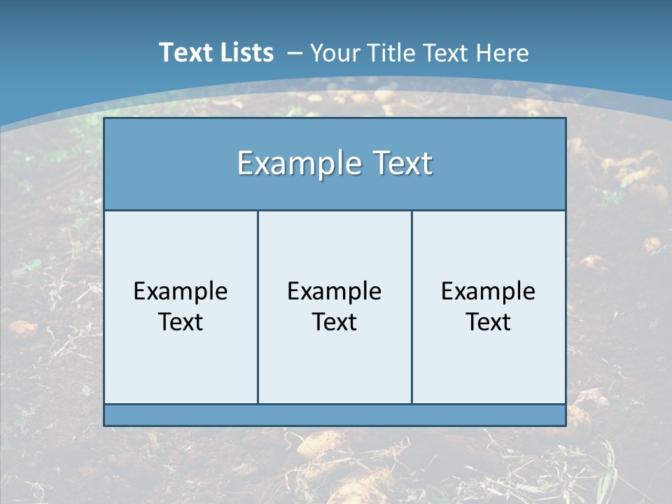 Dish Environmental Fallow PowerPoint Template