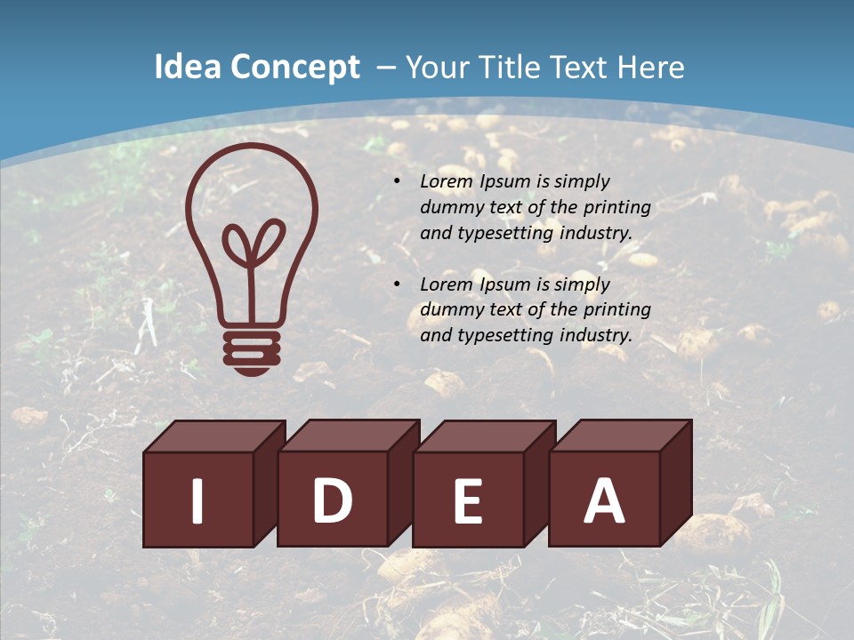 Dish Environmental Fallow PowerPoint Template