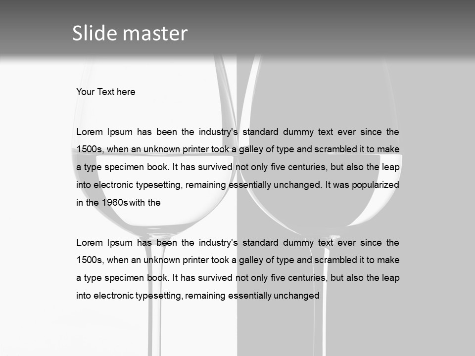 Backlight Transparent Light PowerPoint Template