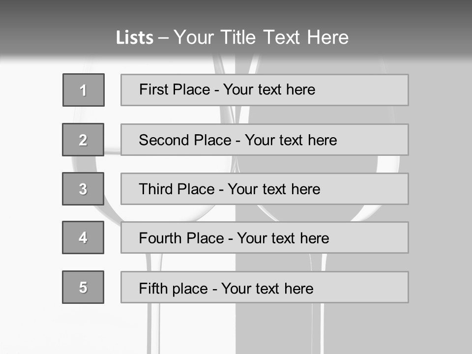 Backlight Transparent Light PowerPoint Template