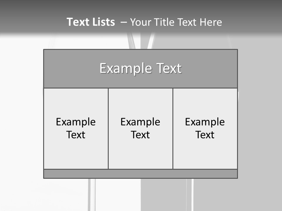 Backlight Transparent Light PowerPoint Template