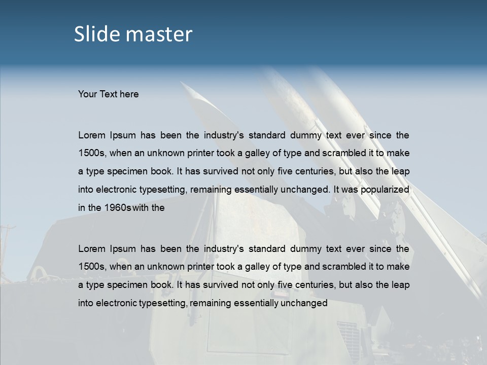 Army Idf Aircraft PowerPoint Template