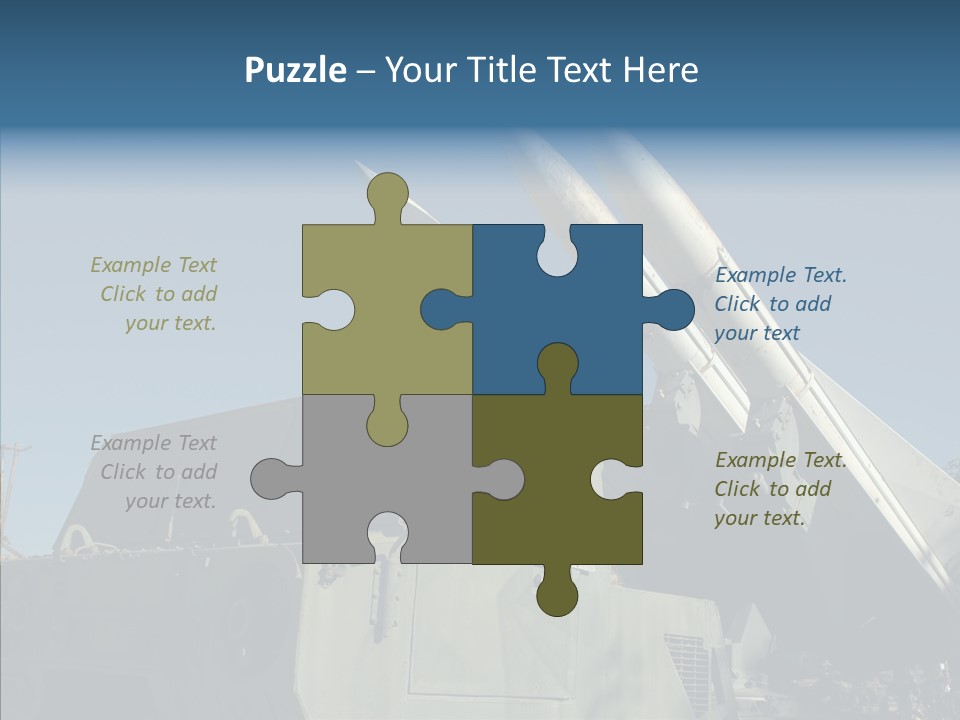 Army Idf Aircraft PowerPoint Template