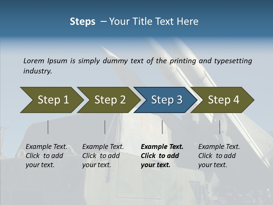 Army Idf Aircraft PowerPoint Template