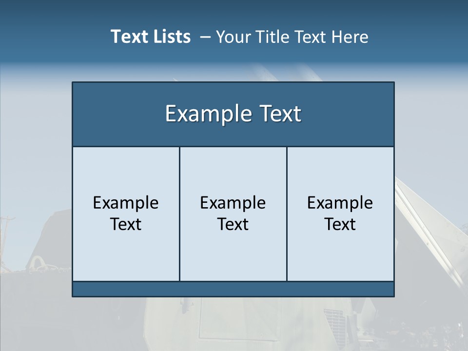 Army Idf Aircraft PowerPoint Template