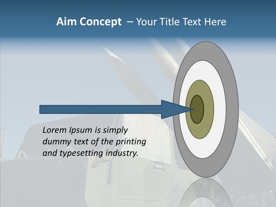 Army Idf Aircraft PowerPoint Template