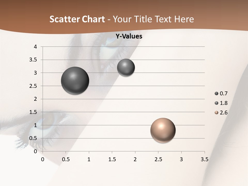 Feminine Eyes Female PowerPoint Template