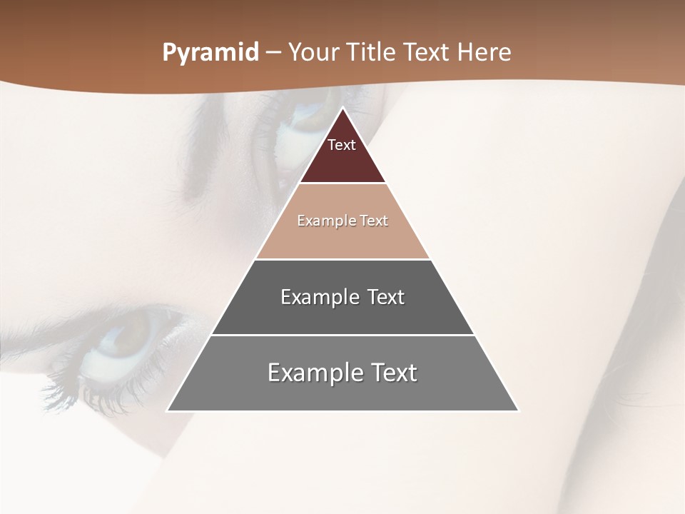 Feminine Eyes Female PowerPoint Template