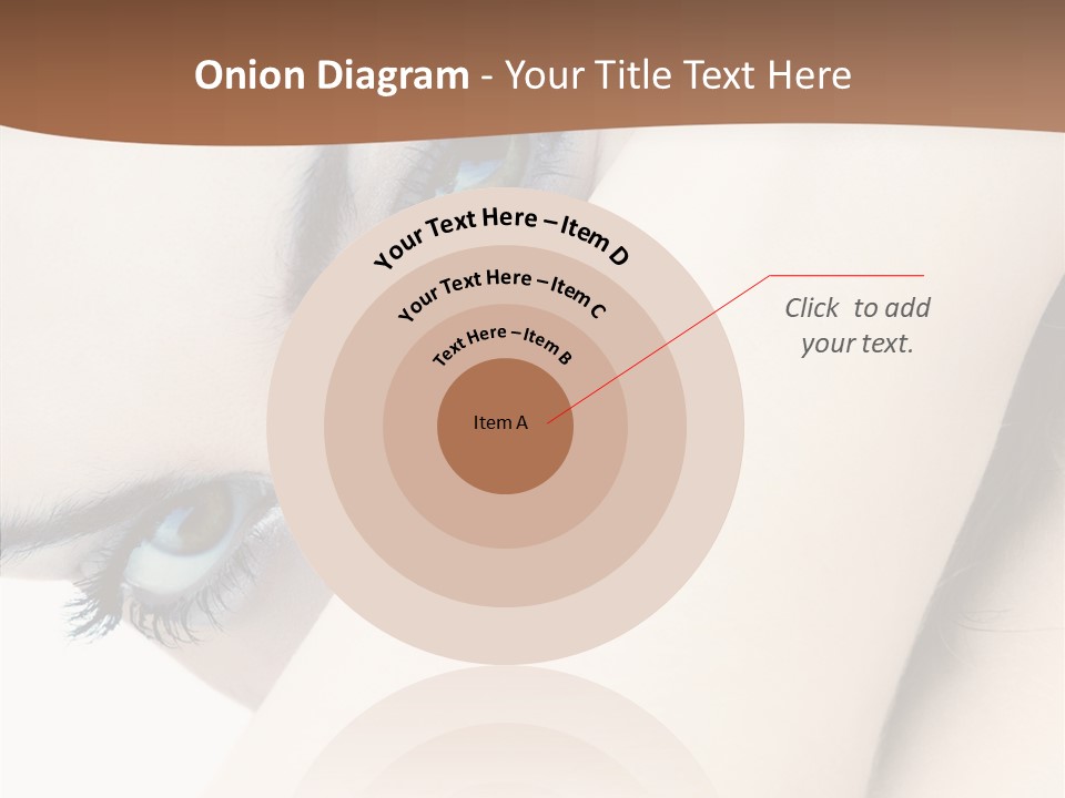 Feminine Eyes Female PowerPoint Template