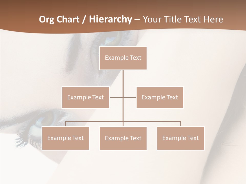 Feminine Eyes Female PowerPoint Template
