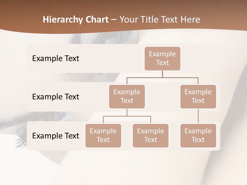 Feminine Eyes Female PowerPoint Template