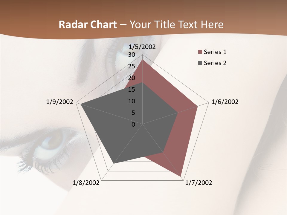 Feminine Eyes Female PowerPoint Template