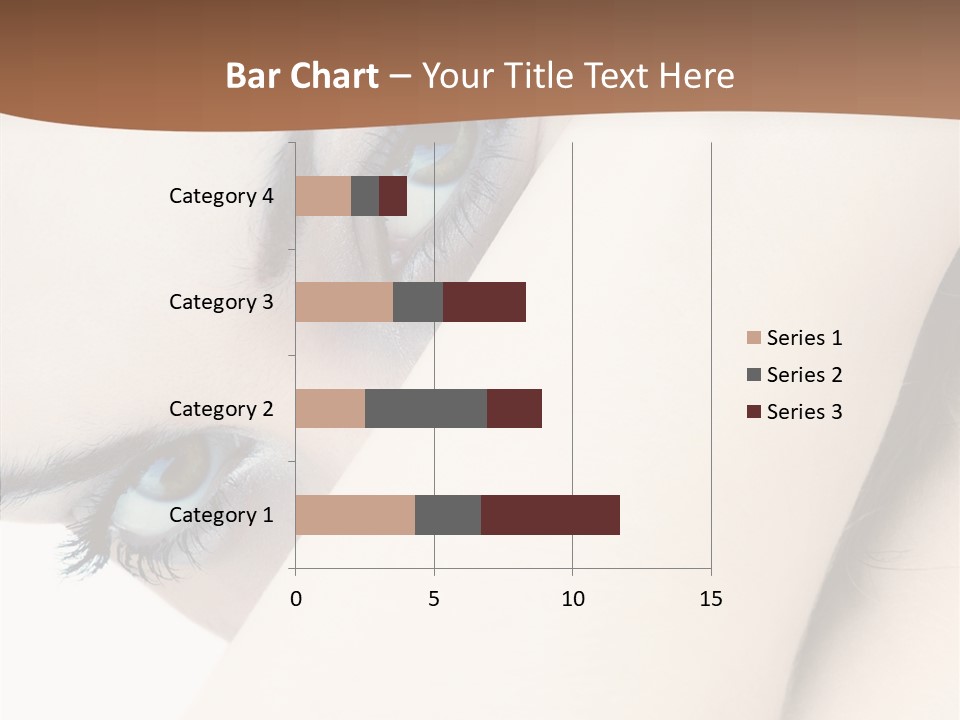 Feminine Eyes Female PowerPoint Template