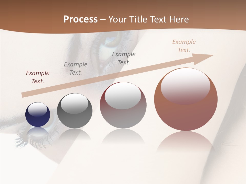 Feminine Eyes Female PowerPoint Template