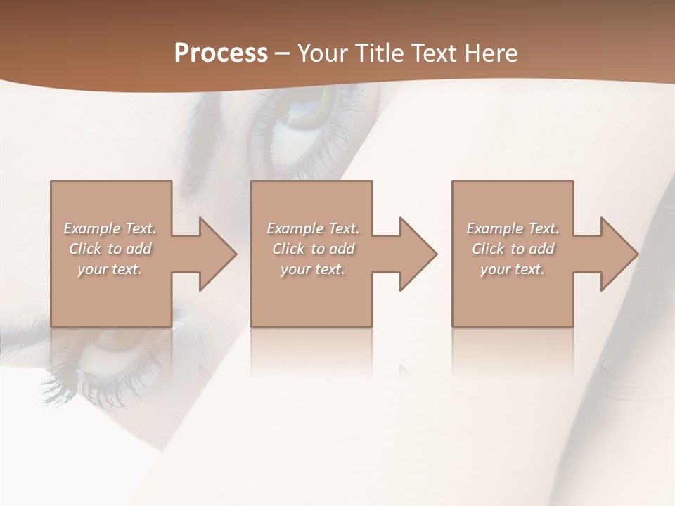 Feminine Eyes Female PowerPoint Template