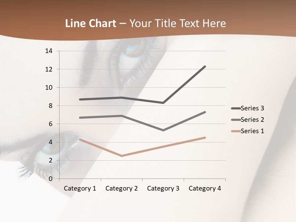 Feminine Eyes Female PowerPoint Template