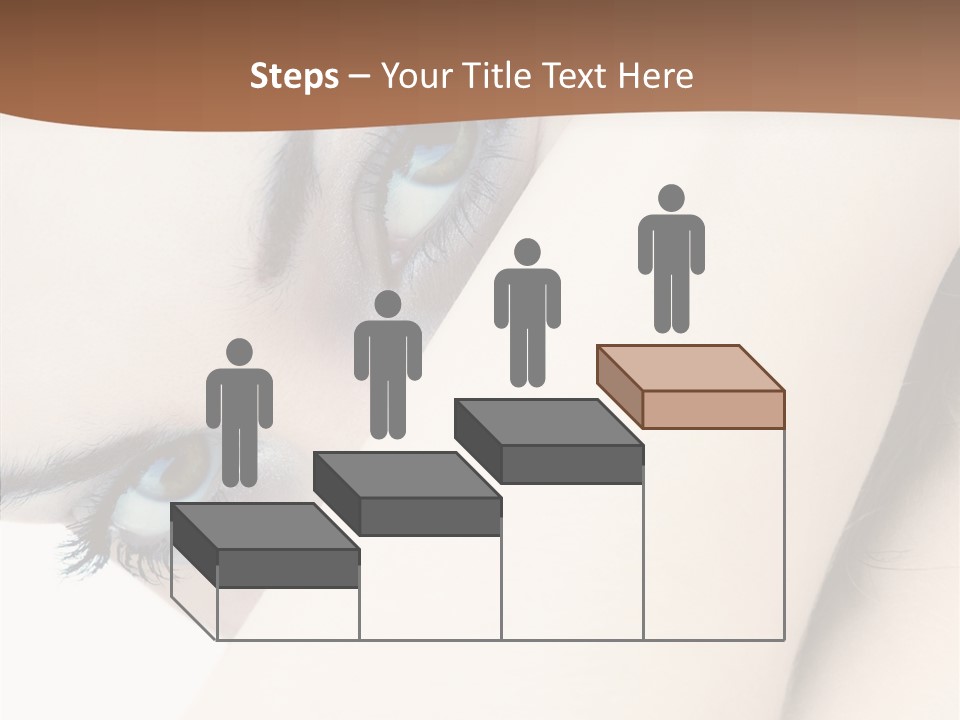 Feminine Eyes Female PowerPoint Template