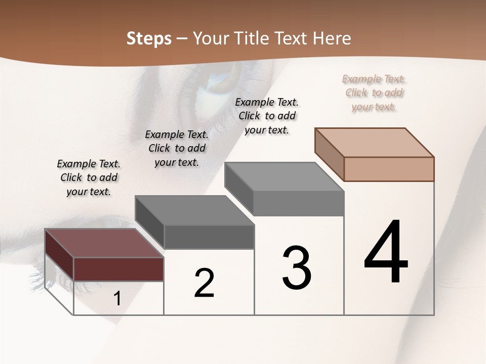 Feminine Eyes Female PowerPoint Template