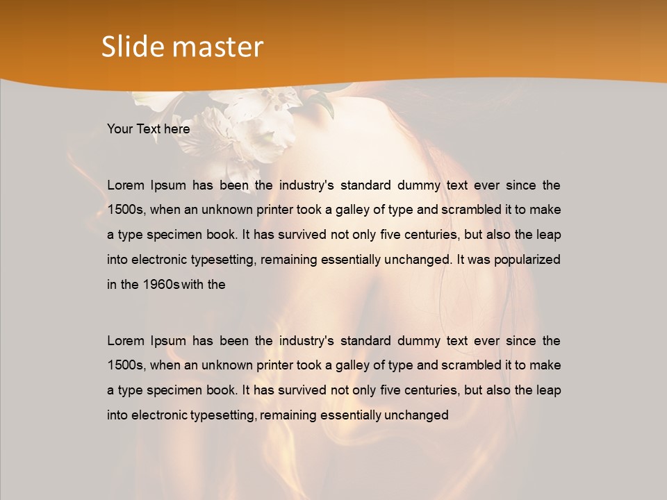 Pretty Glad Naked PowerPoint Template