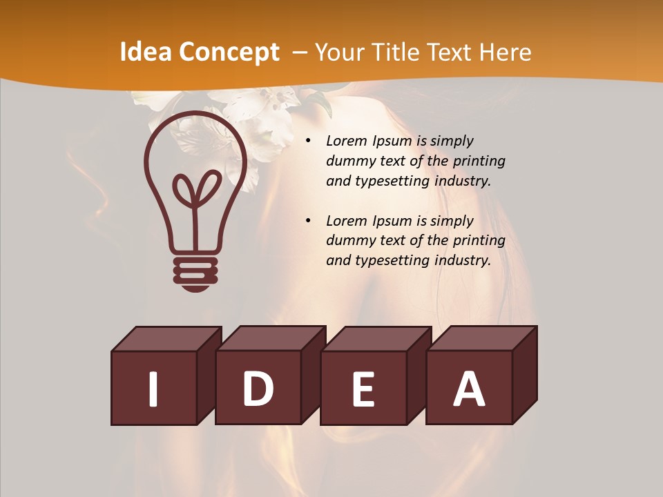Pretty Glad Naked PowerPoint Template
