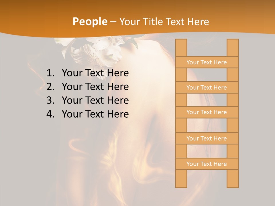 Pretty Glad Naked PowerPoint Template