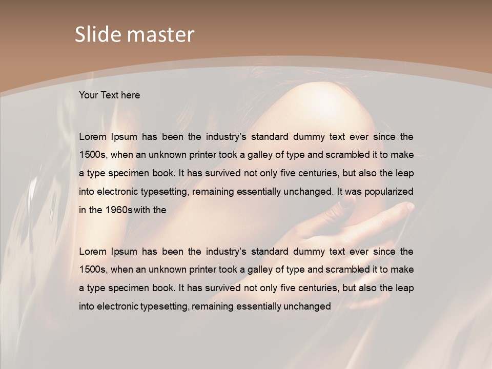 Adult Calm Naked PowerPoint Template