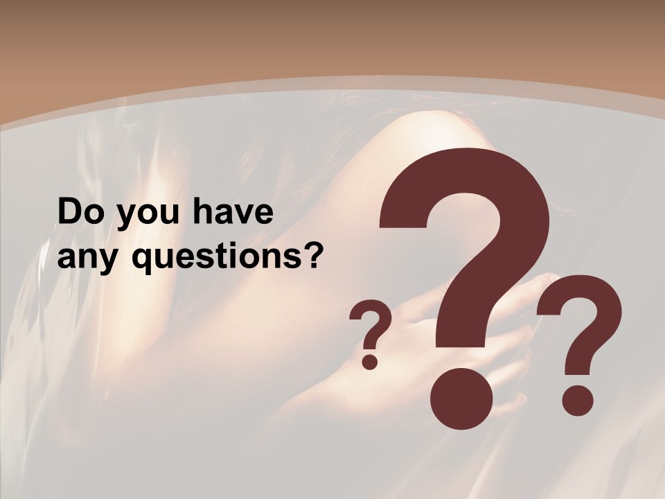 Adult Calm Naked PowerPoint Template