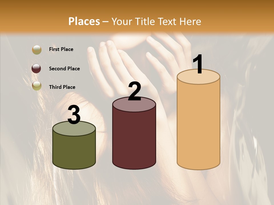 Girl Naked Skin PowerPoint Template