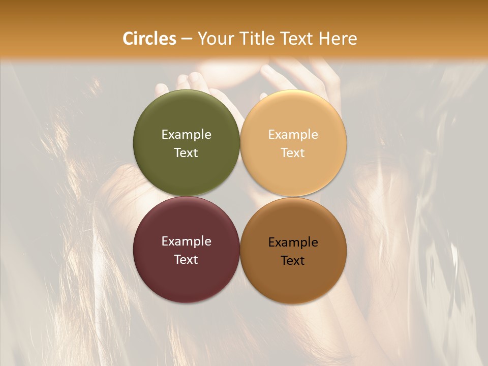 Girl Naked Skin PowerPoint Template