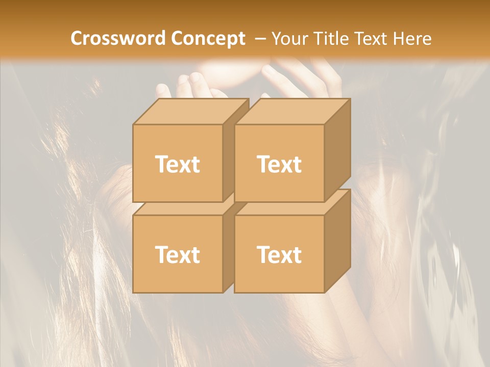 Girl Naked Skin PowerPoint Template