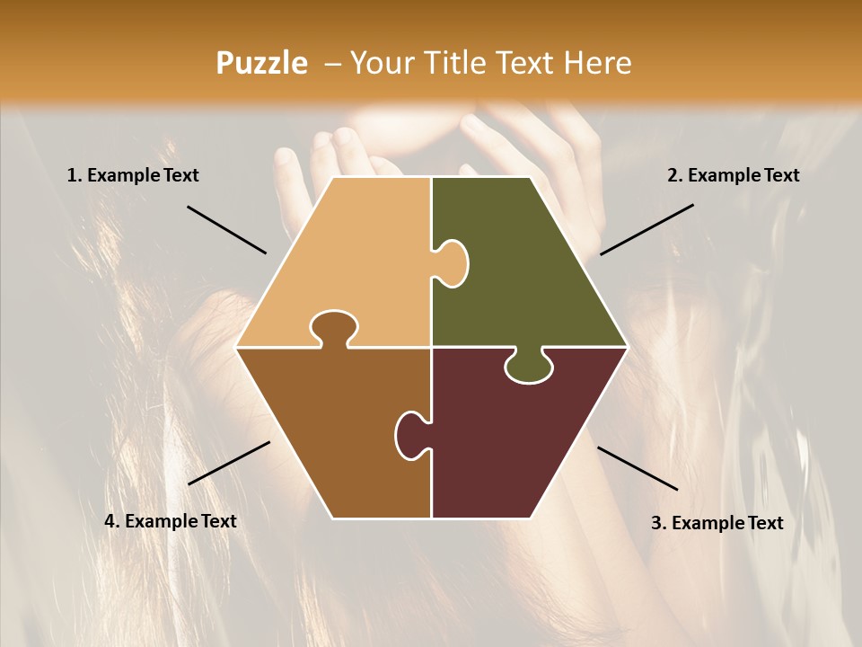 Girl Naked Skin PowerPoint Template