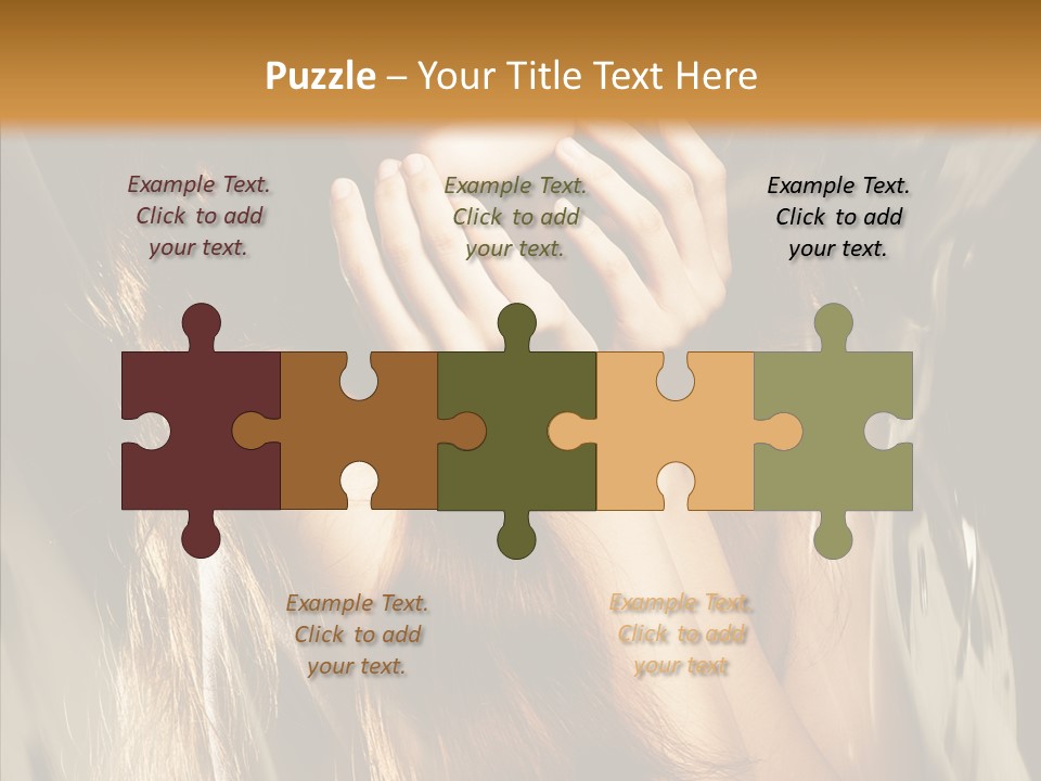 Girl Naked Skin PowerPoint Template