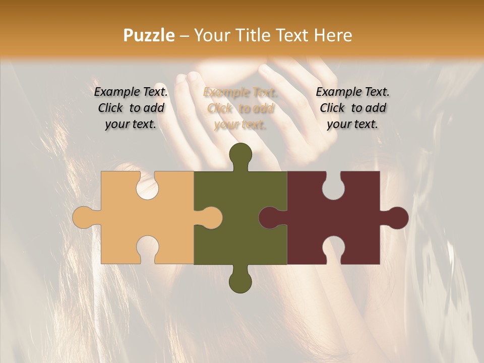 Girl Naked Skin PowerPoint Template