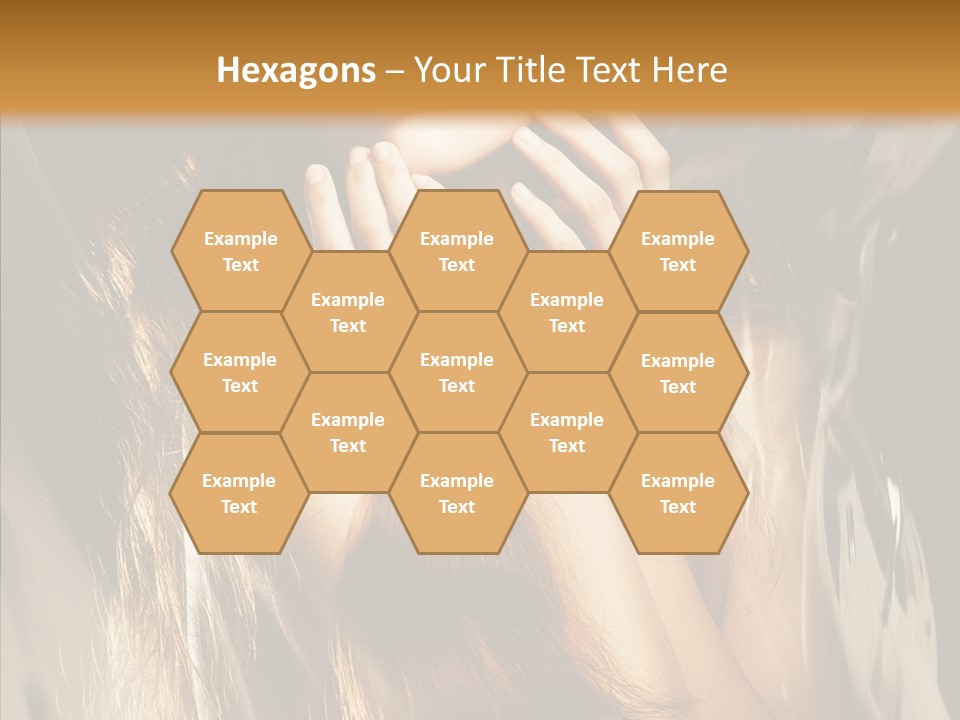 Girl Naked Skin PowerPoint Template