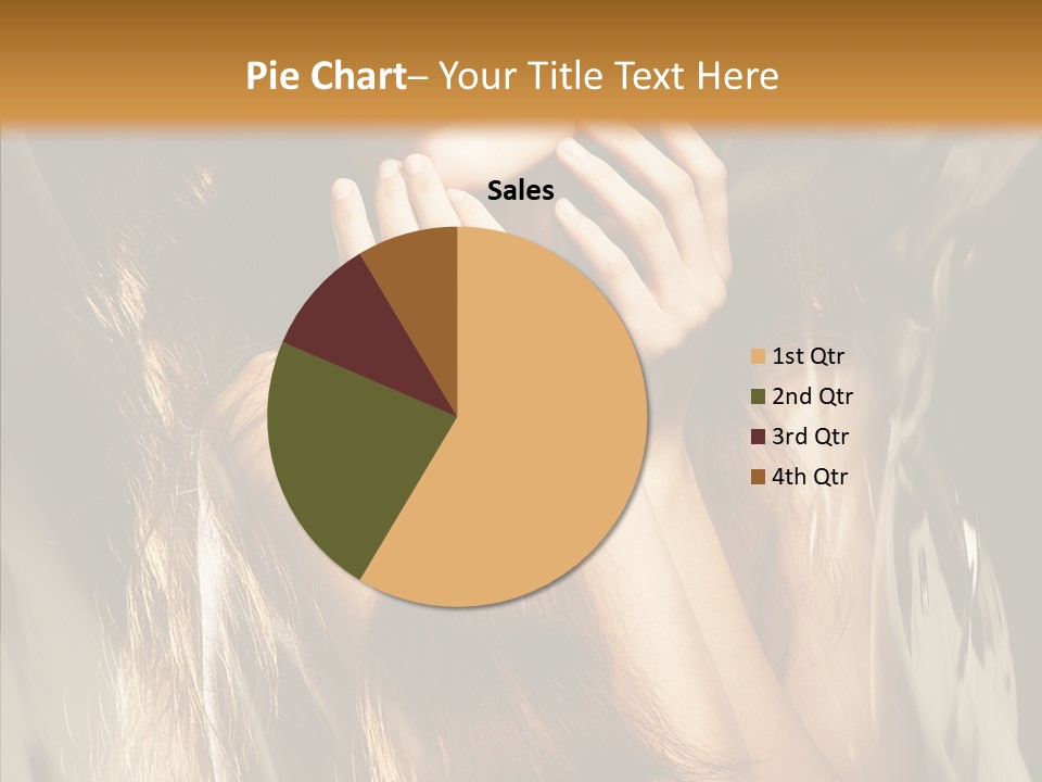 Girl Naked Skin PowerPoint Template