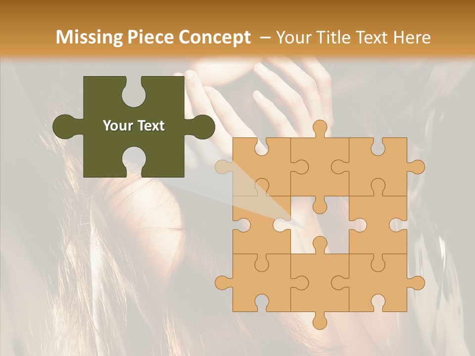 Girl Naked Skin PowerPoint Template