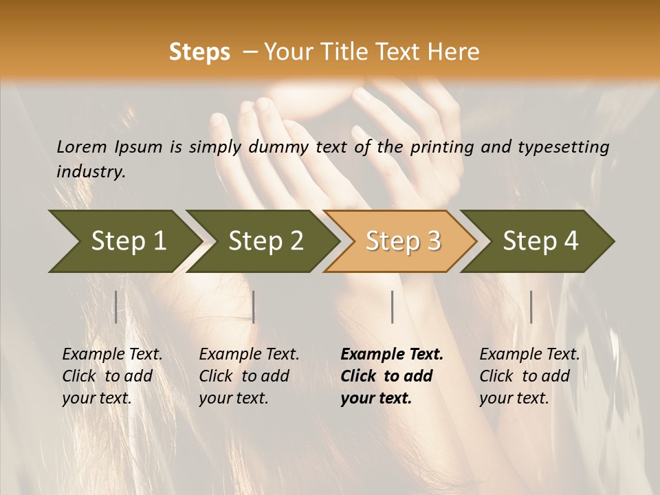 Girl Naked Skin PowerPoint Template