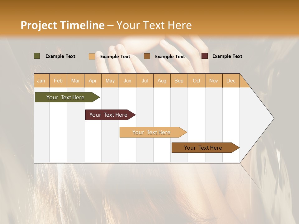 Girl Naked Skin PowerPoint Template