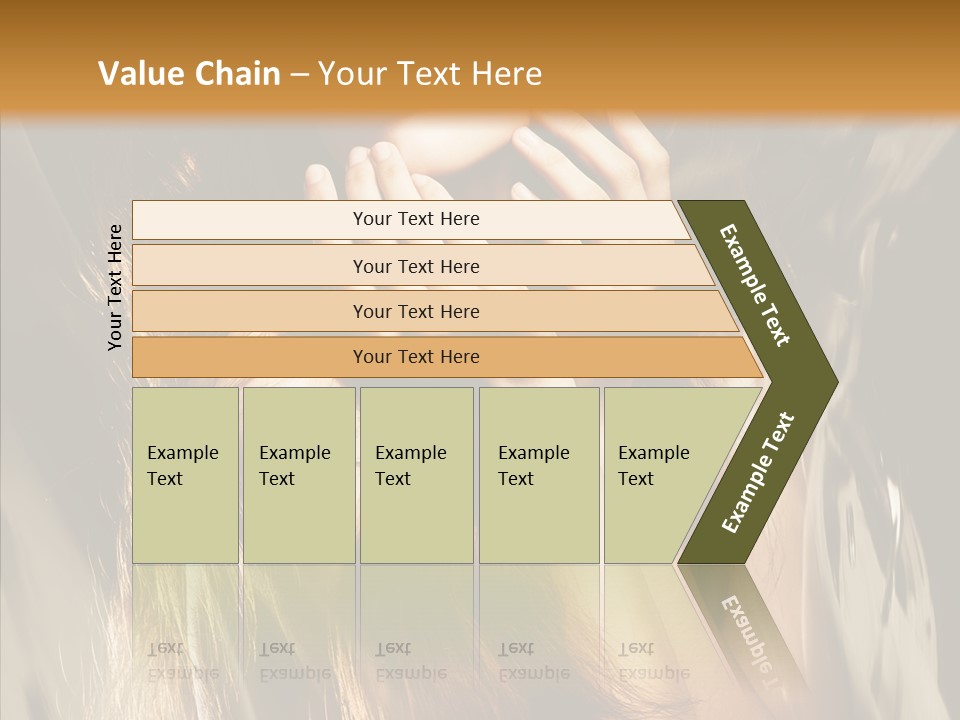 Girl Naked Skin PowerPoint Template