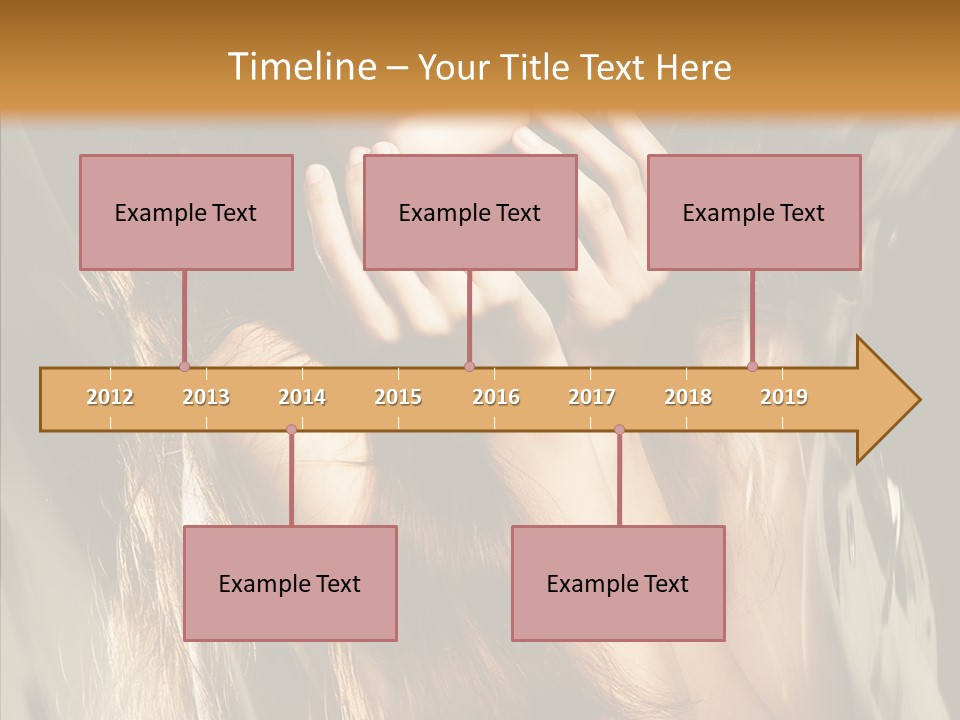 Girl Naked Skin PowerPoint Template