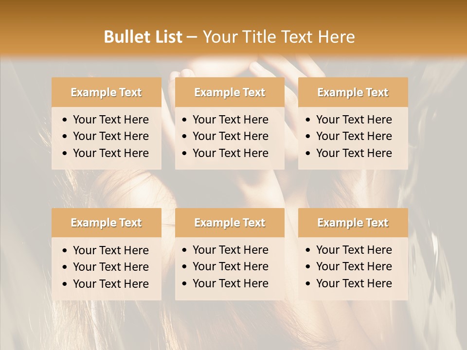 Girl Naked Skin PowerPoint Template