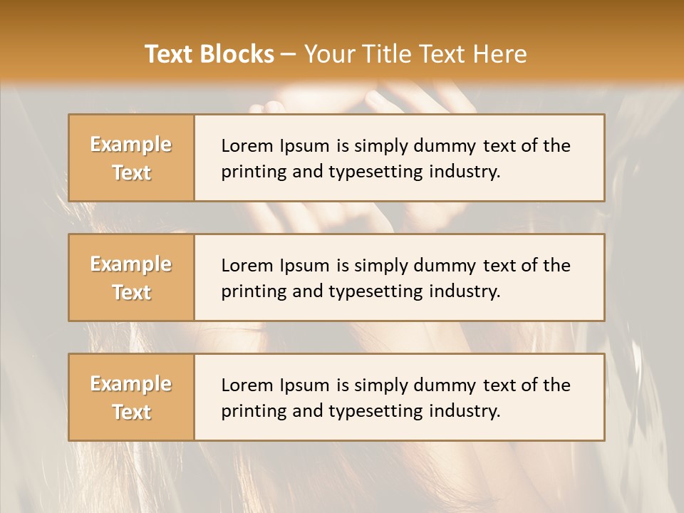 Girl Naked Skin PowerPoint Template